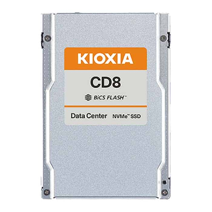 Kioxia 3.8TB CD8-R SIE Data Center NVMe Read Intensive U.2 SSD